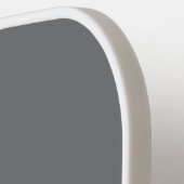 Cute Pink Grey Pickleball Boss  Paddle (Links Detail)