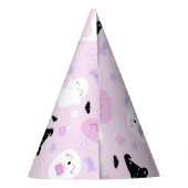 Cute Pink Halloween Feesthoedjes (Achterkant)