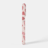 Cute Pink Heart Pattern Phone Case (Côté droit)