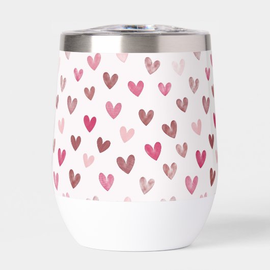 Cute Pink Heart Pattern – Romantic &Stylish Design (Voorkant)
