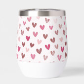 Cute Pink Heart Pattern – Romantic &Stylish Design (Achterkant)