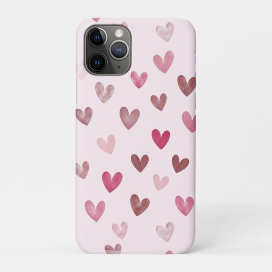 Cute Pink Heart Pattern – Romantic &Stylish Design Case-Mate iPhone Case (Achterkant)