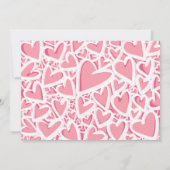 Cute Pink Heart Photo Moederdag Kaart (Achterkant)