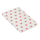 Cute Pink Hearts Patroon Magneet (Rechterzijde)