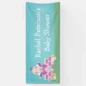 Cute Pink Humpty Baby shower Spandoek (Verticaal)