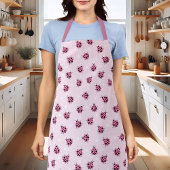 Cute Pink Ladybug Polka Dot Hearts Patroon Schort