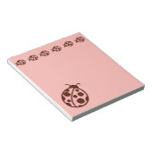 Cute PInk Ladybugs-Notitieblok Notitieblok (Schuin)