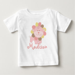 Cute Pink Lion Safari Oerwoud Gepersonaliseerde ve