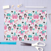 Cute Pink Little Princess Unicorn Magical Pattern Tissuepapier (Craft)