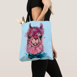 Cute Pink Llama Draagtas