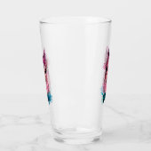 Cute Pink Llama Glas (Links)