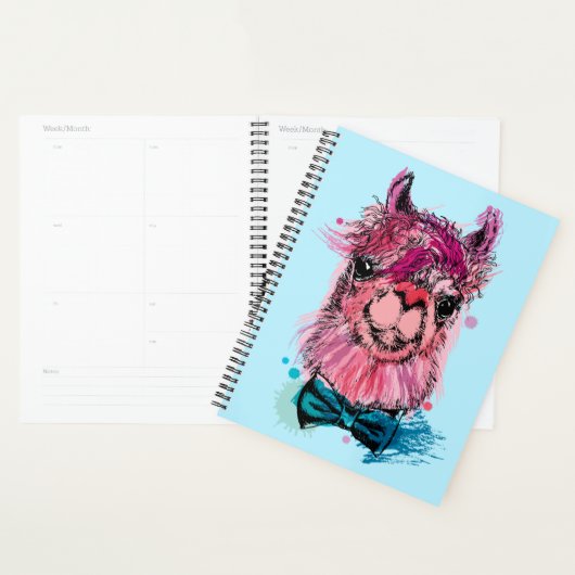 Cute Pink Llama Planner (Display)