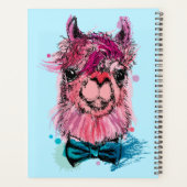 Cute Pink Llama Planner (Achterkant)