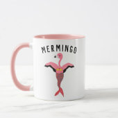 Cute Pink Mermingo Flamingo Mermaid Bird Creature Mok (Links)