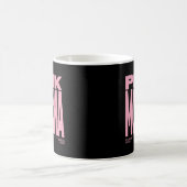 Cute Pink Mocha Coffee Mug (Centre)