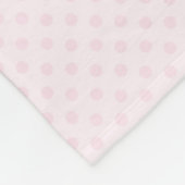 Cute Pink Owl Fleece Deken (Hoek)