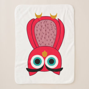 Cute Pink Owl is al Engels en hoeft niet vertaald Sherpa Deken