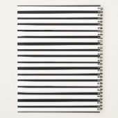 Cute Pink Panda Girly, gepersonaliseerd Planner (Achterkant)