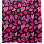 Cute Pink Pattern Douchegordijn (Voorkant)