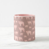 Cute Pink Pattern Mok (Midden)