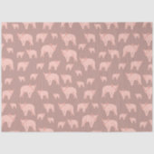 Cute Pink Pattern Tissuepapier (Voorkant)