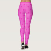 Cute Pink Poka Dot Leggings (Dos)