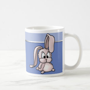 Cute Pink Rabbit Cartoon Koffiemok