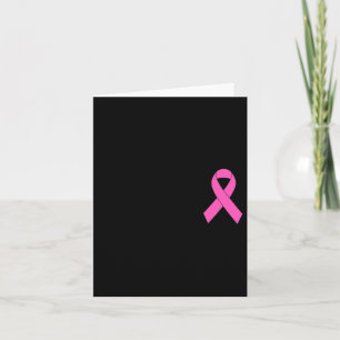 Cute Pink Ribbon Breast Cancer Bewustheid Vrouwen Kaart
