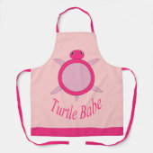 Cute Pink Turtle Babe Schort (Voorkant)