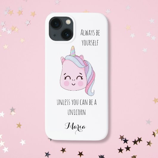 Cute Pink Unicorn Case-Mate iPhone Case