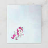 Cute Pink Unicorn met Wings (Buitenkant ongevouwen)