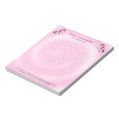Cute Pink Unicorn Notitieblok (Gedraaid)