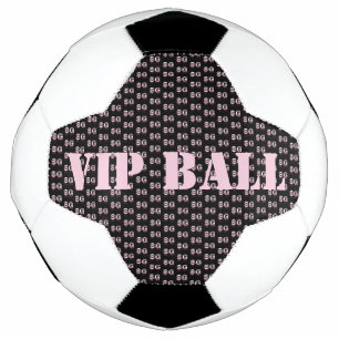 Cute Pink VIP Soccerball Football Voetbal