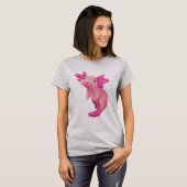 Cute Pink Watercolor Axolotl Women's T-Shirt (Devant entier)