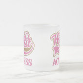 Cute Pink Worlds Best Actress Matglas Koffiemok (Center)