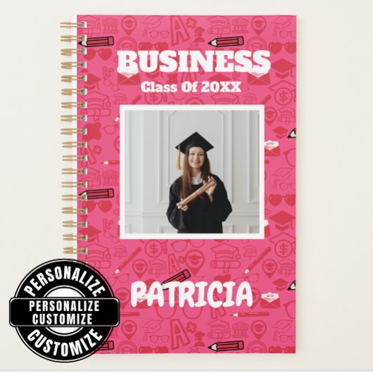 Cute Pinky Girly College étudiant sur mesure