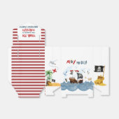 Cute Pirate Birthday Bedankt Bedankdoosjes (Uitgevouwen)