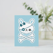 Cute Pirate Bunny Invitations de fête d'anniversai (Debout devant)