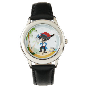 Cute Pirate Horloge