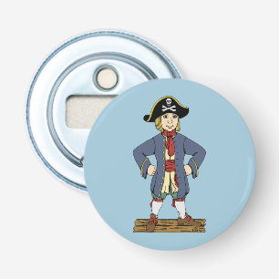 Cute Pirate Lad Button Flesopener