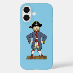 Cute Pirate Lad iPhone 16 Hoesje