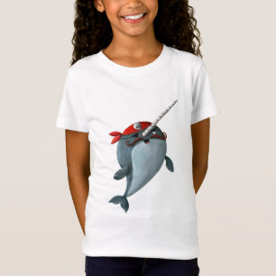 Cute Pirate Narwhal T-shirt