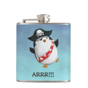 Cute Pirate Penguin Heupfles