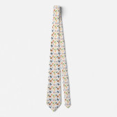 Cute Pirate Thormate Nautical Pattern Stropdas (Voorkant)