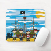 Cute Pirates Mousepad Muismat (Met muis)