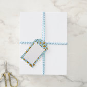 Cute Pixel Art Honey Beer Fles Pattern Cadeaulabel (Met Touw)