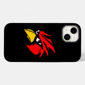 Cute pixeled bird face drawstring bag hand sanitiz Case-Mate iPhone case (Achterkant (horizontaal))