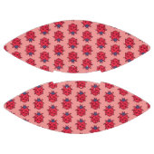 Cute pixeled ladybug insect werpt kussen american football (Panelen)