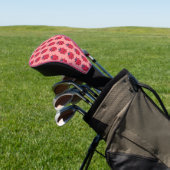 Cute pixeled ladybug insect werpt kussen golfheadcover (Insitu)