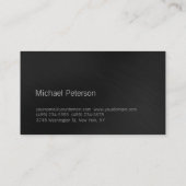 Cute Plain Grey Modern Fonts Fitness Visitekaartje (Achterkant)